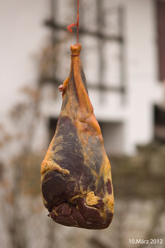 Wildschweinschinken vom Frühjahr