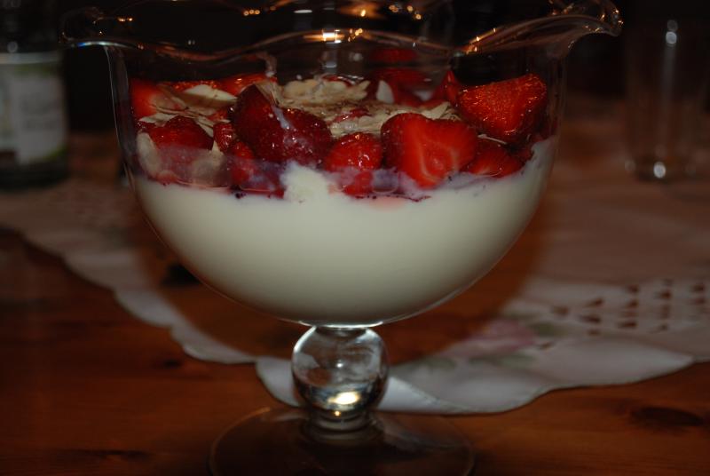 Erdbeerpanacotta