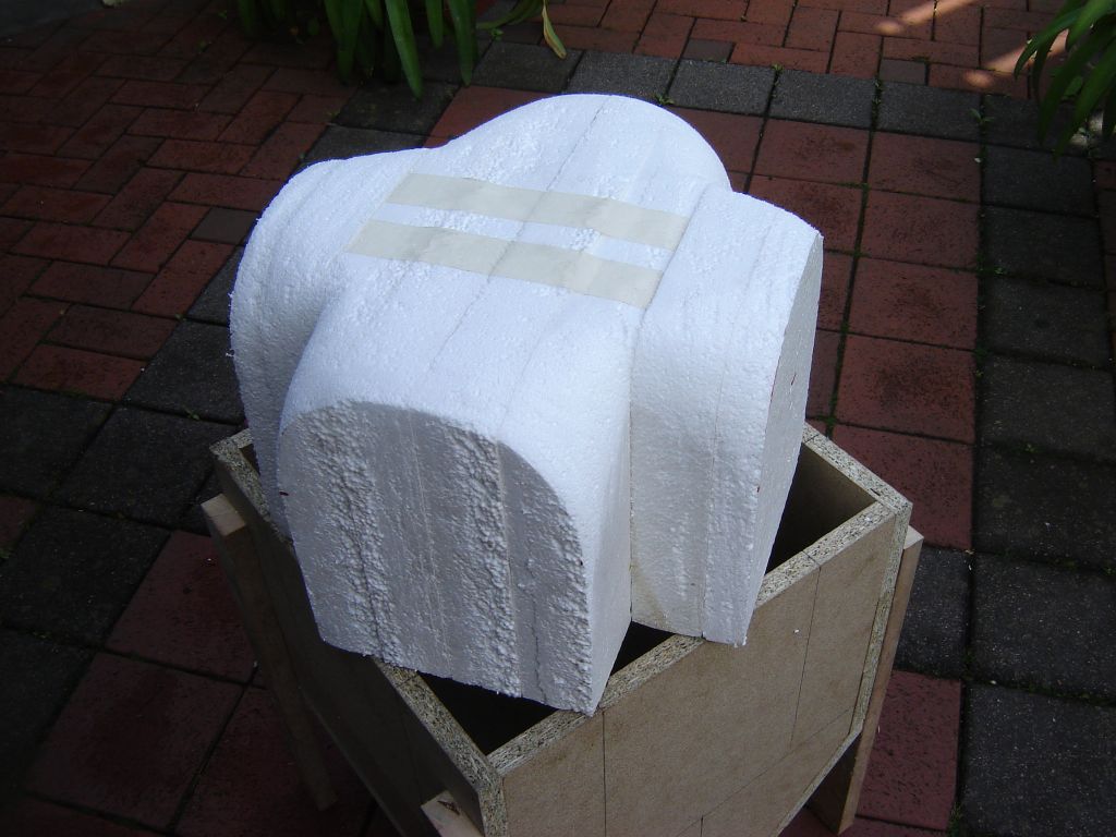 Hohlkörper aus Styropor