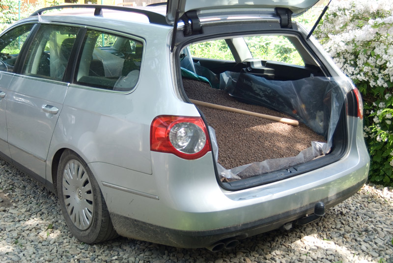 er hing schon etwas durch