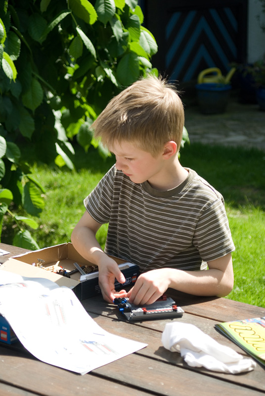 mein Großer an seinem Geburtstag