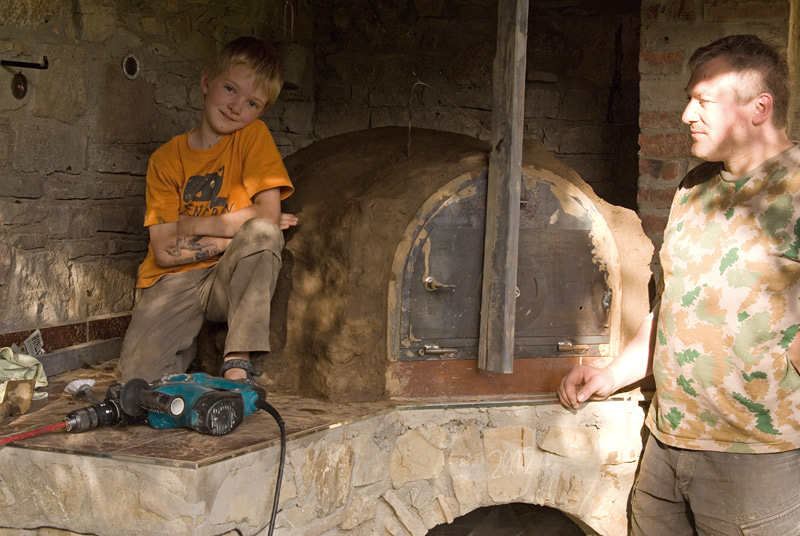 geschafft bevor der Sand zu trocknen begann