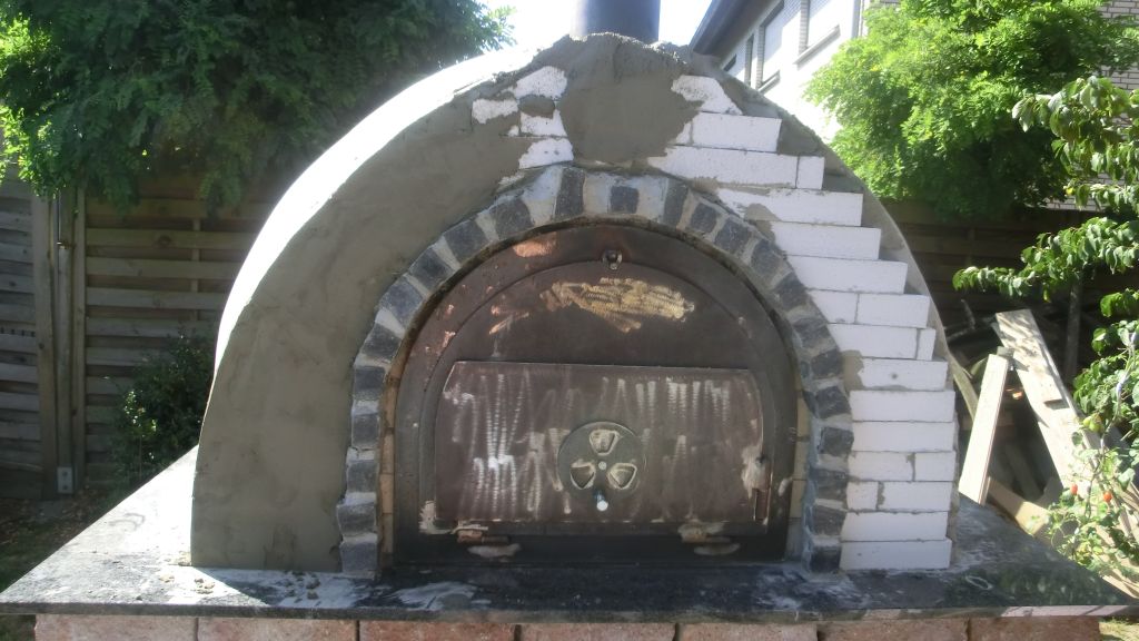 Verblendung wird verputzt