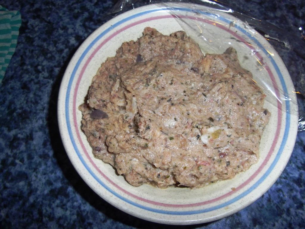 Rest aus dem Füller.<br />Der kommt gleich in die Pfanne!