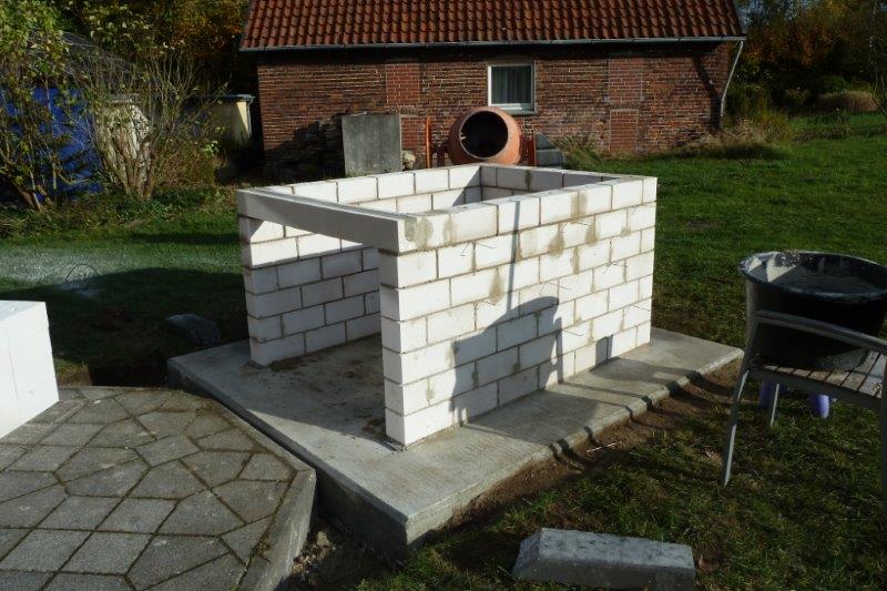 Innenmauerwerk fertig