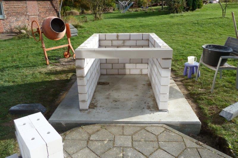 Innenmauerwerk fertig