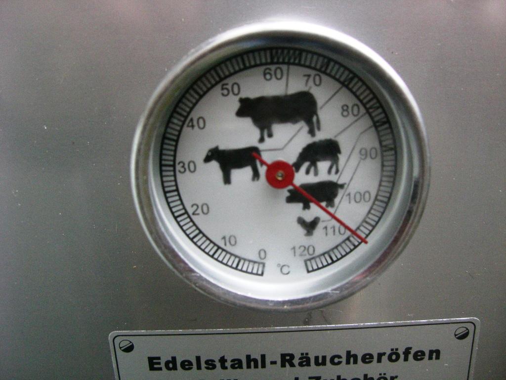 Die temperatur habe ich auf ca. 110°C eingeregelt