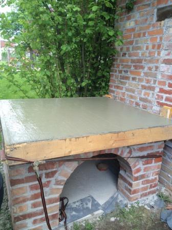 Beton ist fertig:)