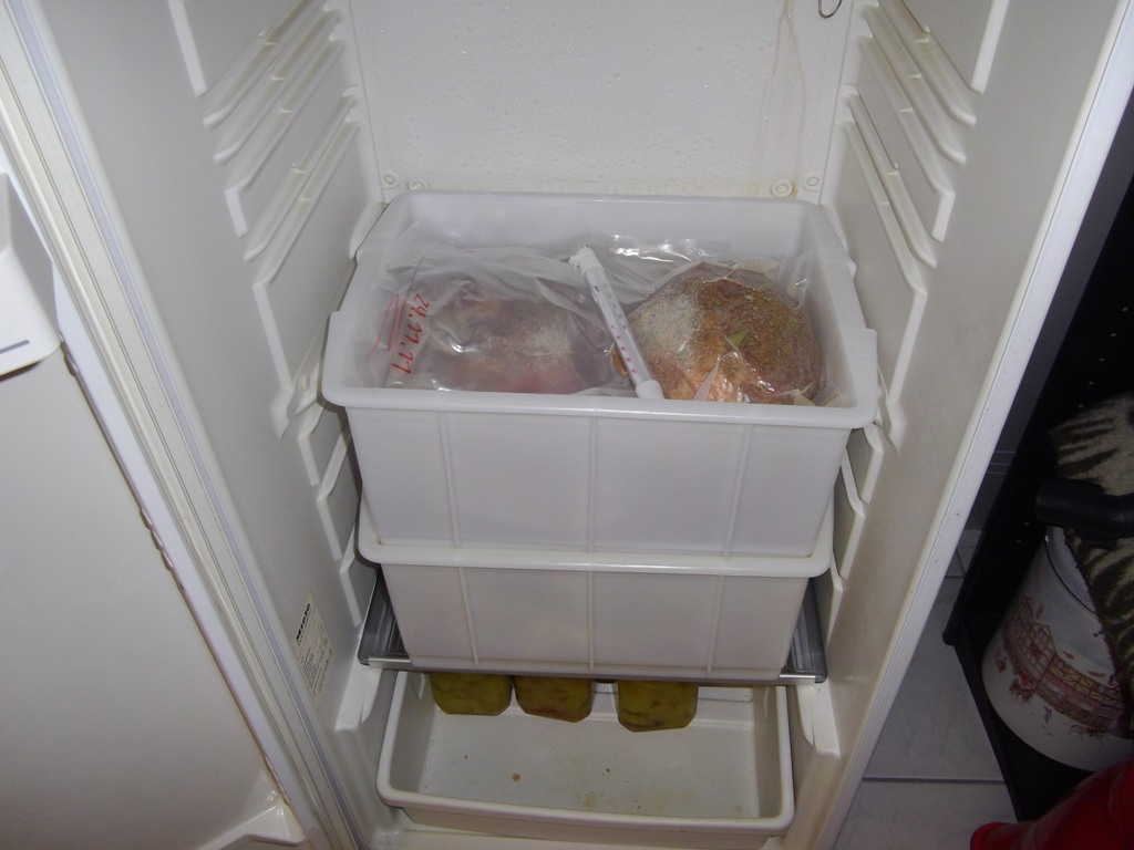 Ab in die Kühlung, Feierabend.