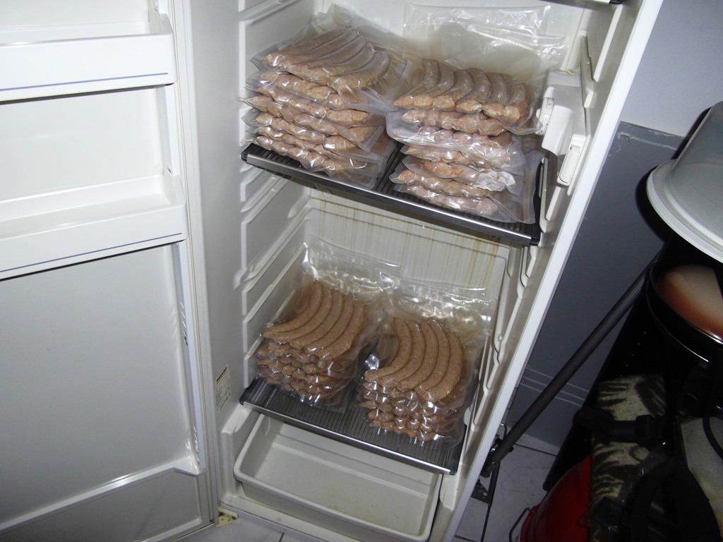 Wurden gestern nachmittag nach dem<br />abtrocknen frisch einvakuumiert.<br />Dann eingefroren.