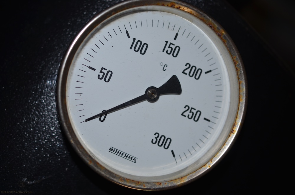 Temperatur in der Räucherkammer - Zero!