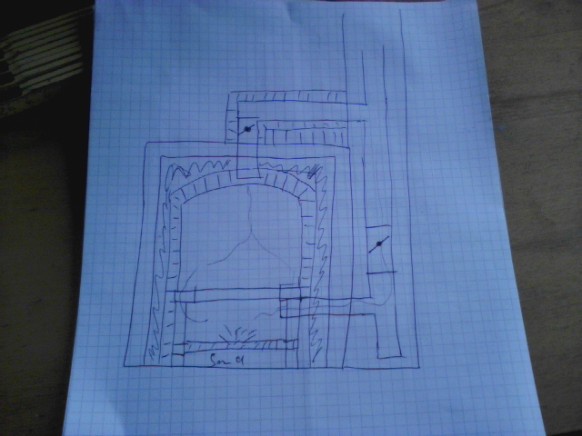 Das Innenleben...... Eine Herausforderung ist die Rauchgasumschaltung.....