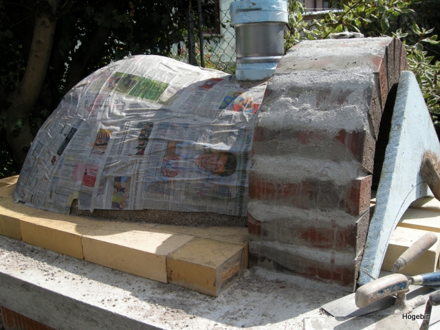 die Sandkuppel ist fertig