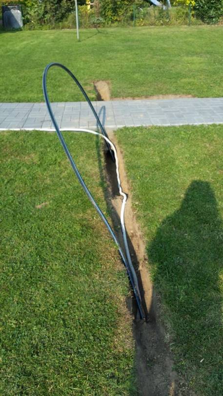 Wasser und Strom brauche ich auch