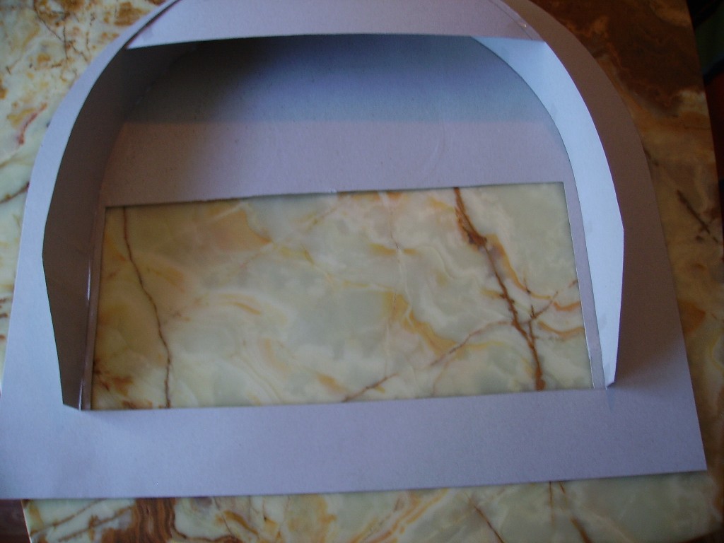 Ansicht von innen mit halber Tür