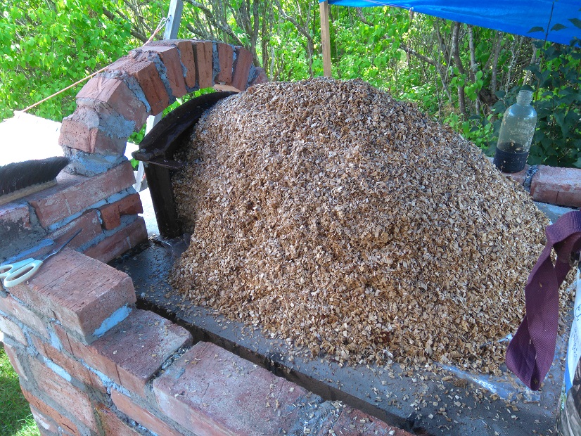 Holzspäneform wächst...