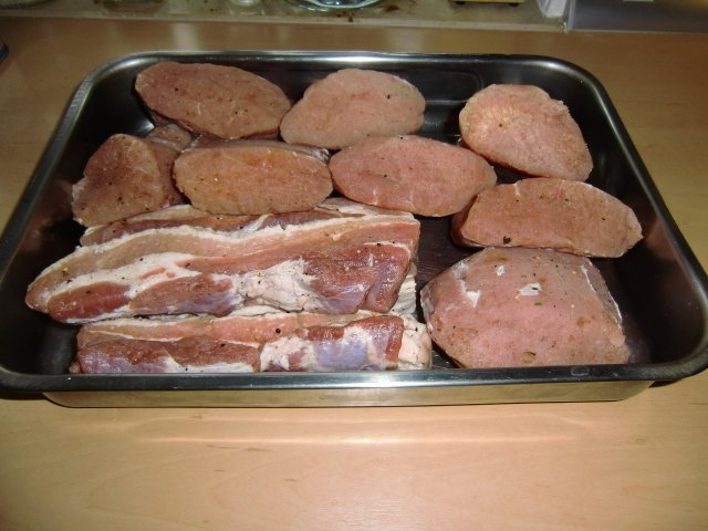 gewaschen und getrocknet