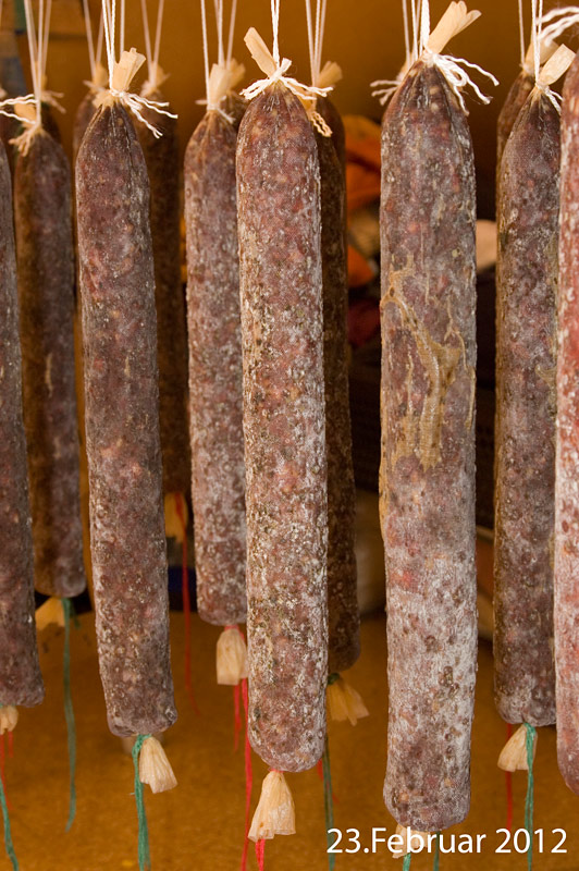 der Belag besteht nun mehr aus auskristallisiertem Salz als aus Schimmel