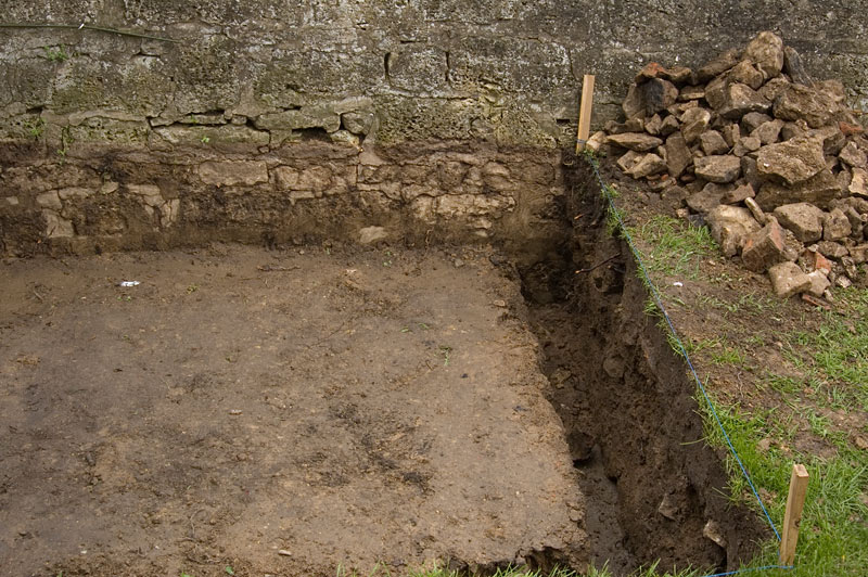 die müssen erst noch gereinigt werden, bevor sie für lange Zeit in Beton gegossen werden
