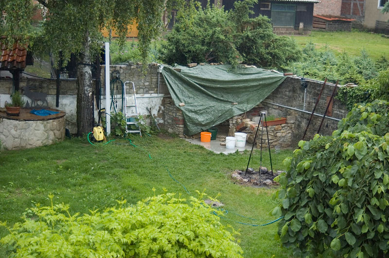 Regen nach Feierabend