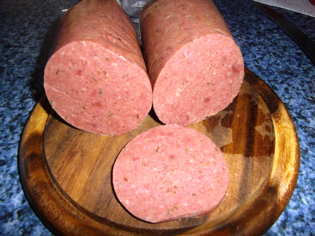 Anschnitt mit Gemüseresten