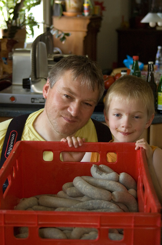 wir beide nach getaner Arbeit