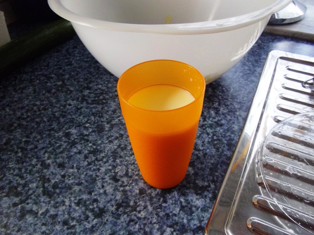 Die "Flüssigkeit schmeckte sehr gut!