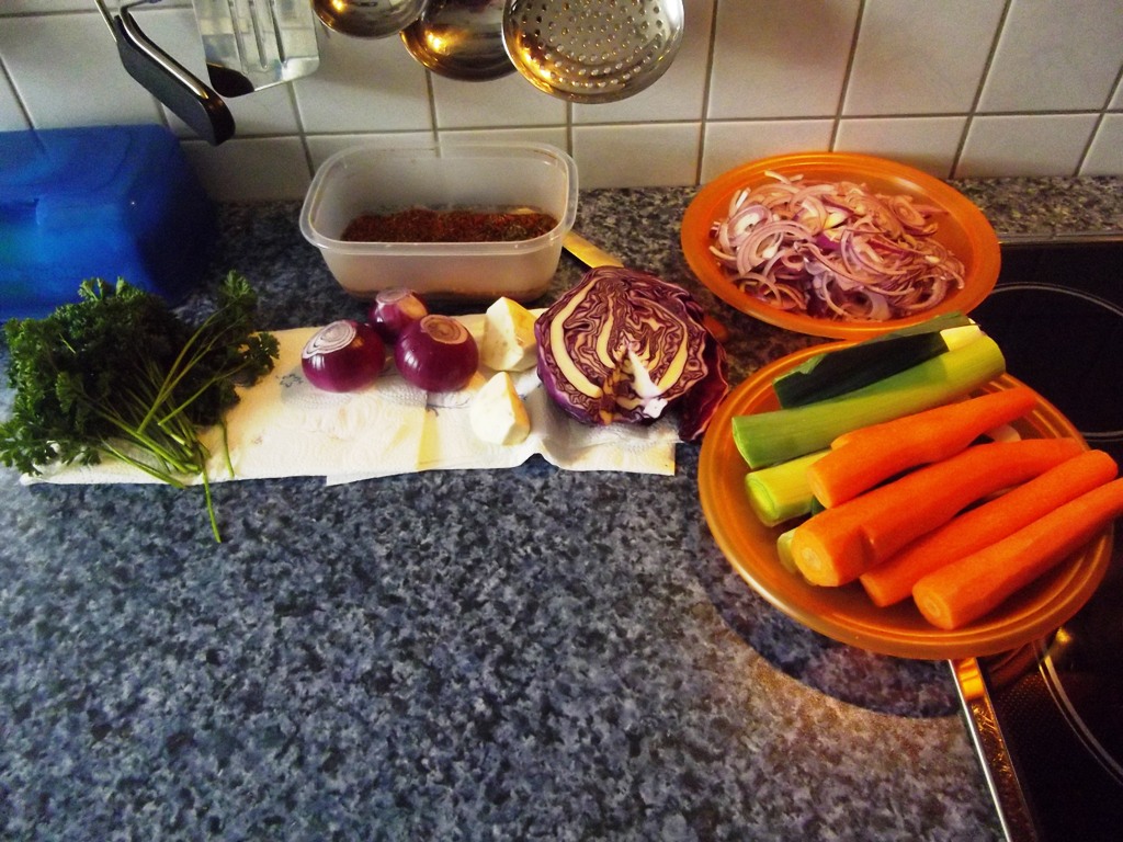 Gemüse passend schneiden