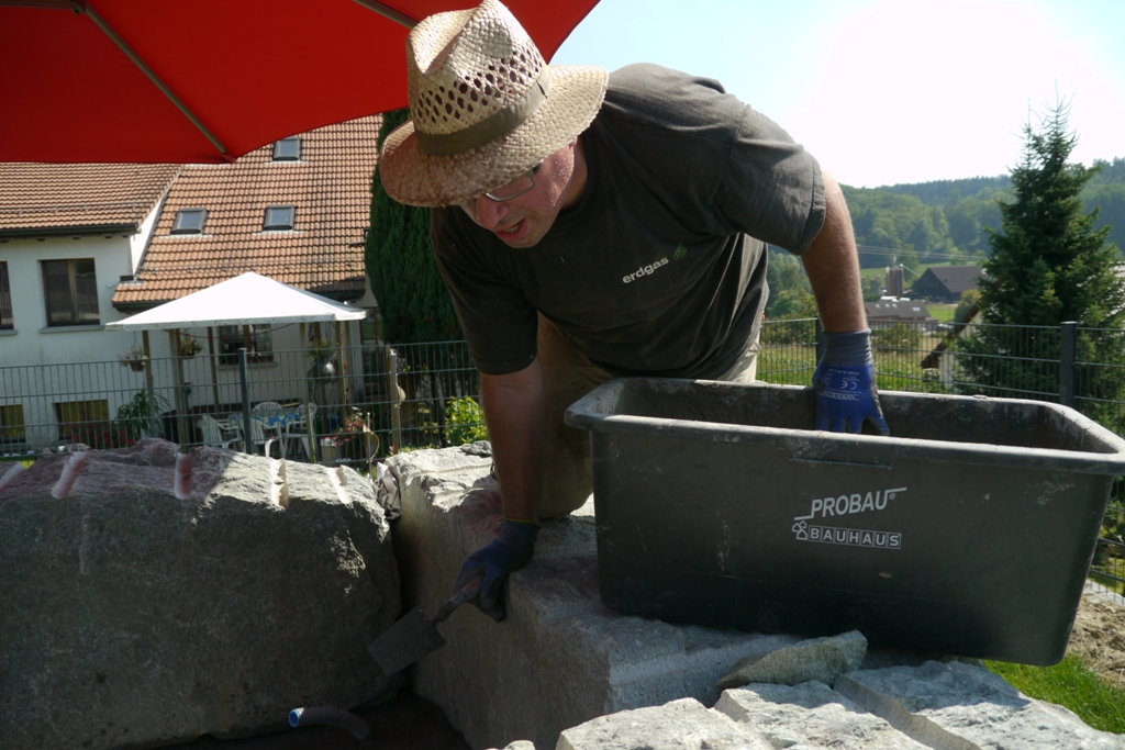 Bauhaus Werbung, oder wie kommt der Beton ins hintere Eck...