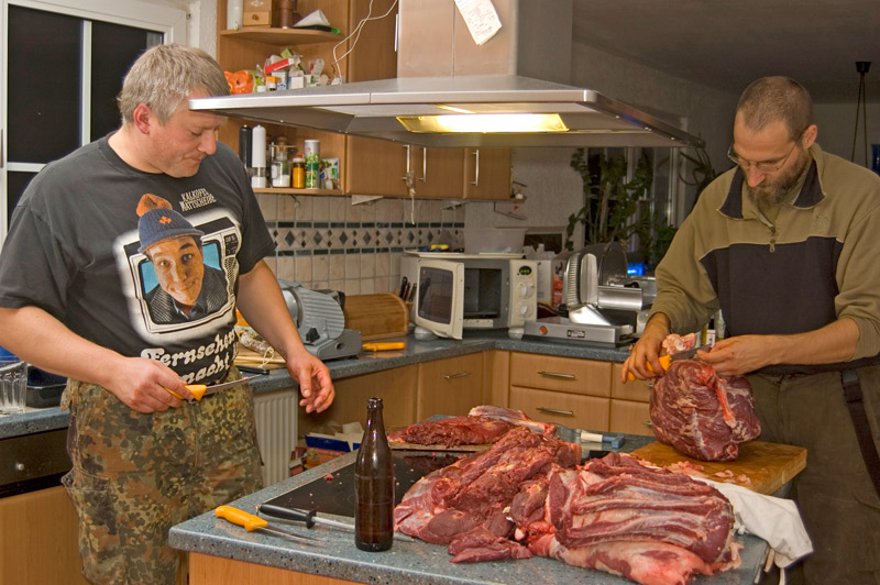in der Nacht vom Donnerstag zum Freitag in unserer Küche...